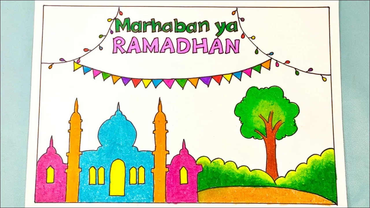Gambar 20 Poster Merayakan Marhaban Ya Ramadhan