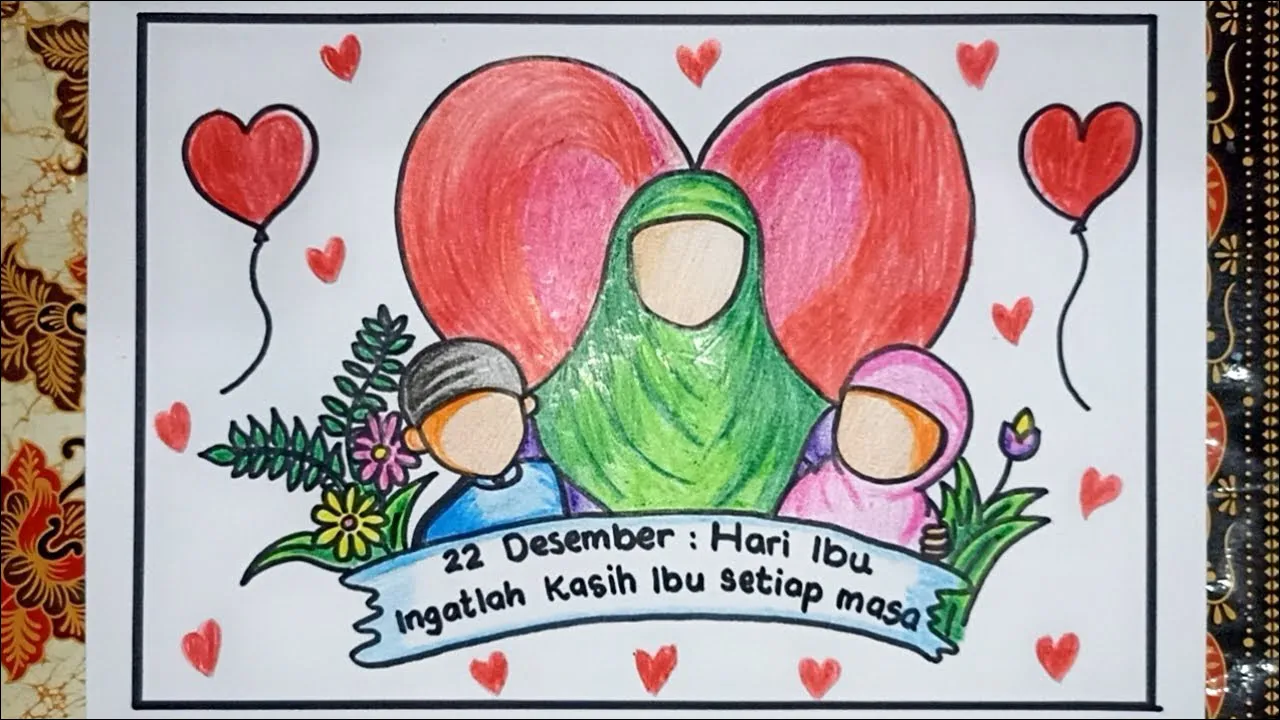 Gambar 21 Poster Pesan di Hari Ibu