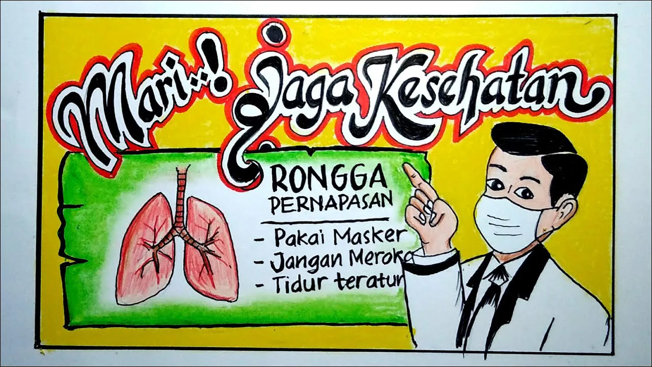 Gambar 24. Poster Mari Jaga Kesehatan Rongga Pernafasan