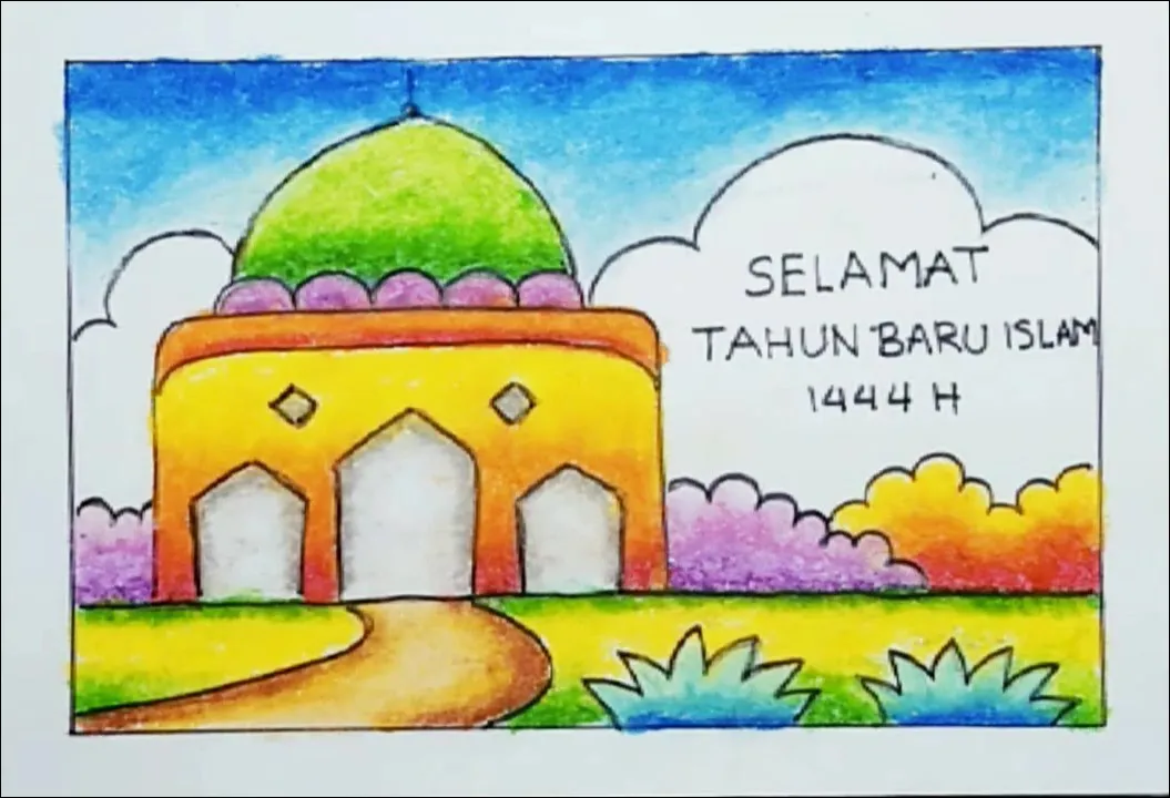 Gambar 24. Poster Memperingati Tahun Baru Islam 1444 H