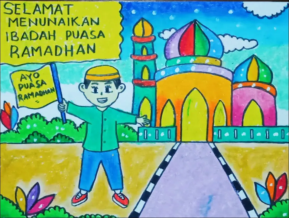 Gambar 27 Poster Ayo Puasa Ramadhan
