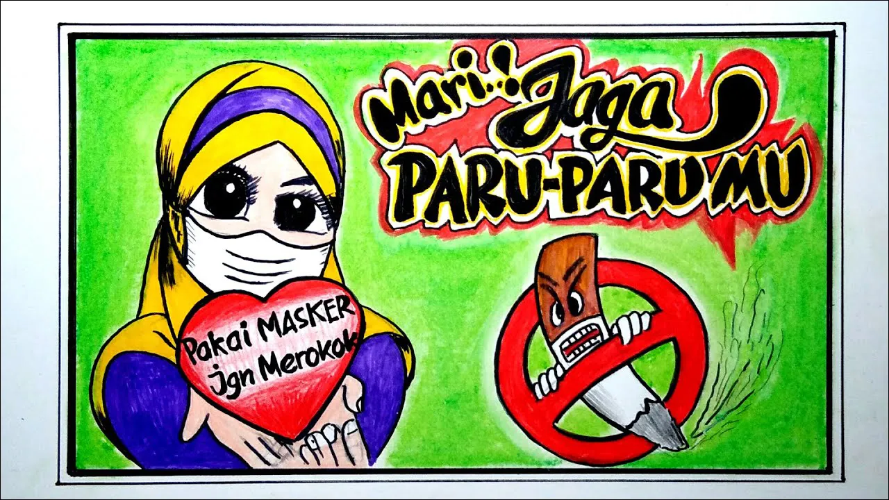 Gambar 27. Poster Mari Jaga Paru-parumu