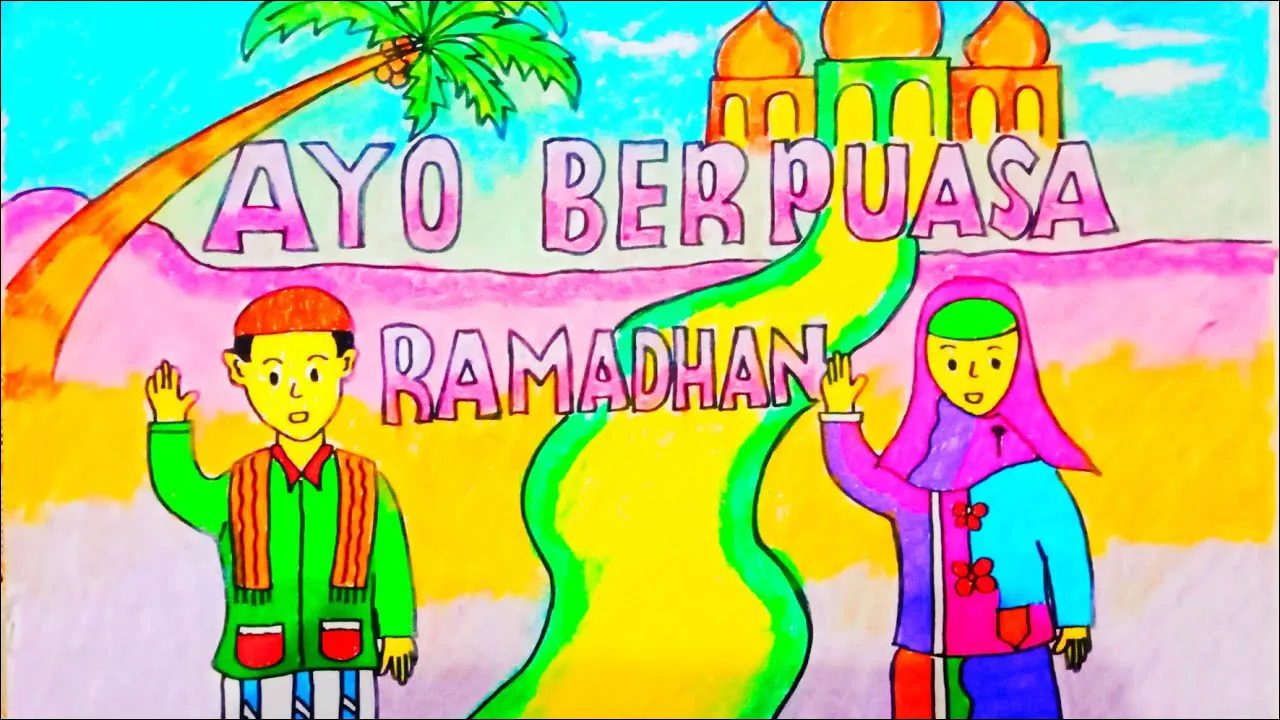 Gambar 28 Poster Ayo Berpuasa Ramadhan