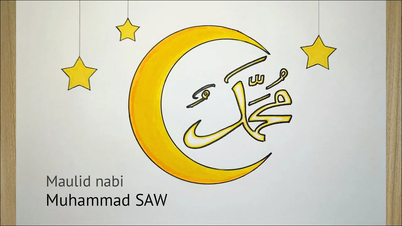 Gambar 29. Poster Maulid Nabi Muhammad SAW, Super Simple