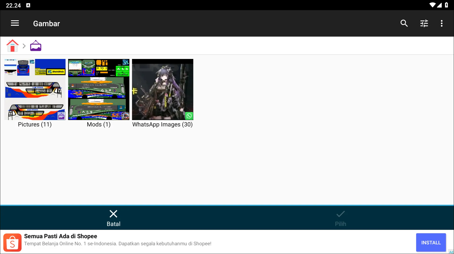 Langkah 4 Mencari Livery di Galeri - Livery Bussid SDD Super Mewah
