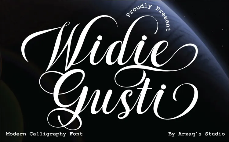 Font 12. Widie Gusti