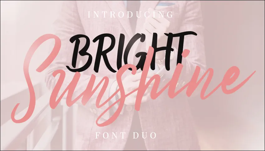 Font 15. Bright Sunshine