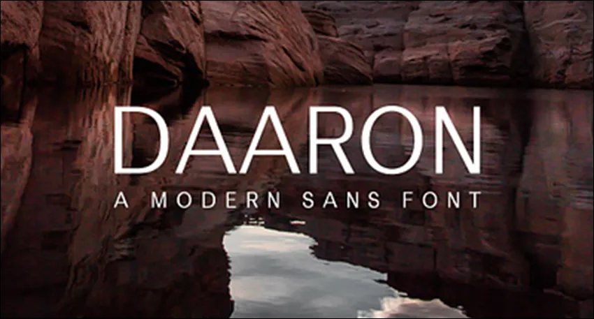 Font 20. Daaron