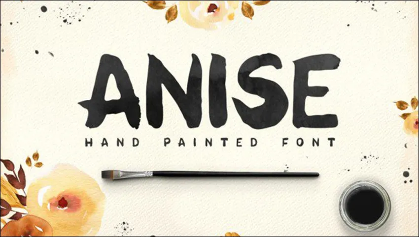 Font 21. Anise