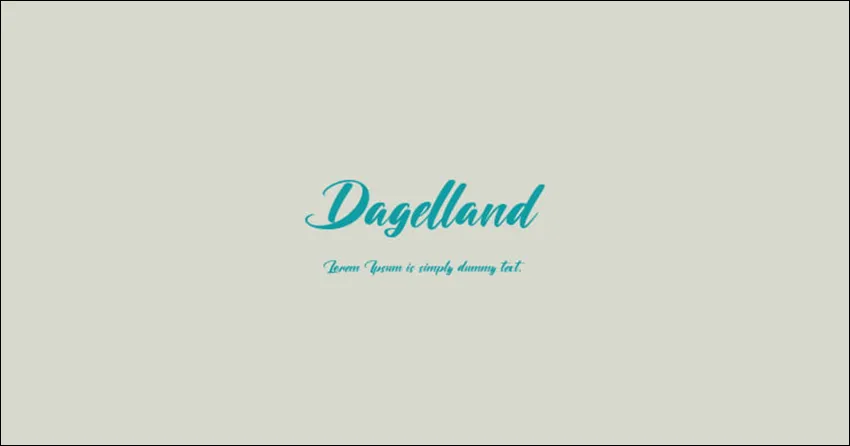 Font 28. Dagelland
