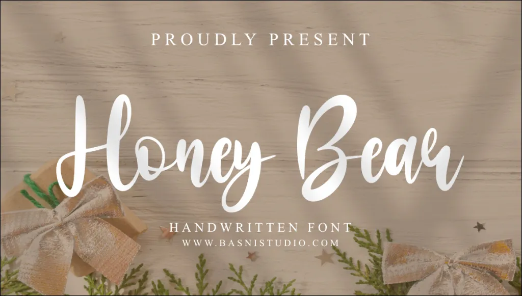 Font 29. Honey Bear