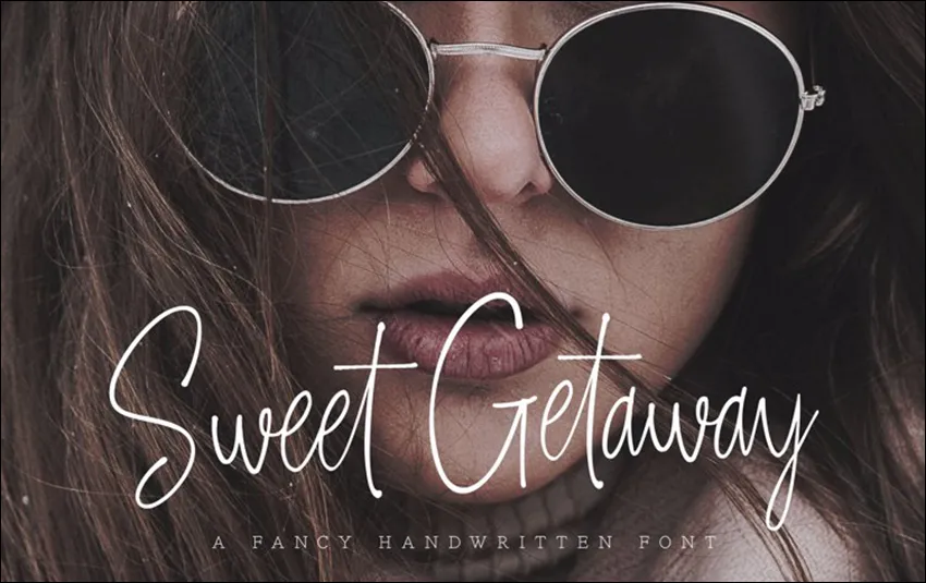 Font 3. Sweet Getaway