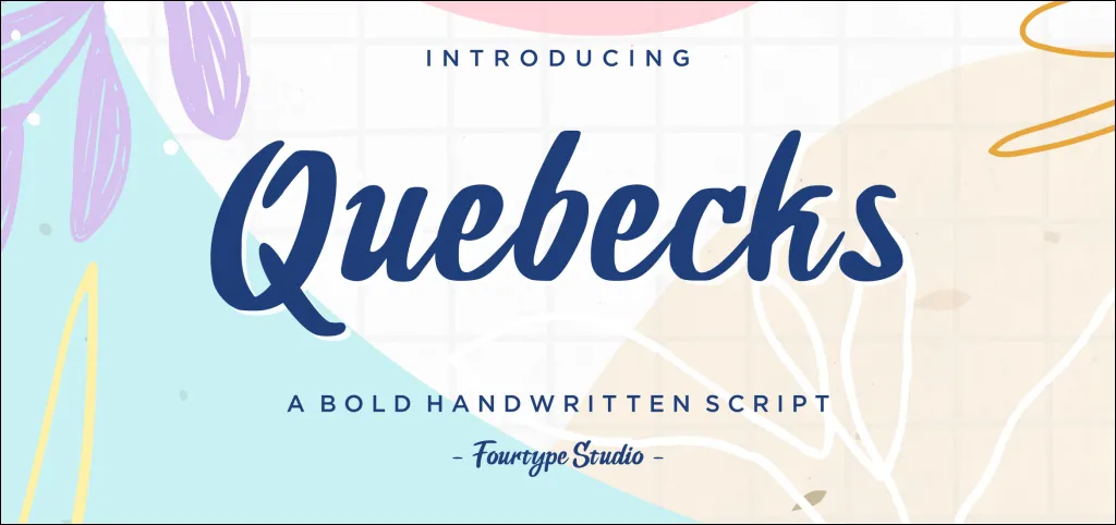 Font 30. Quebecks