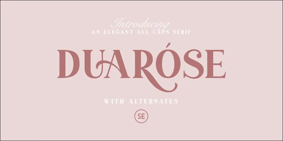 Font 36. Duarose