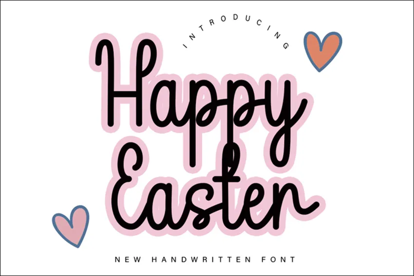 Font 37. Happy Easter
