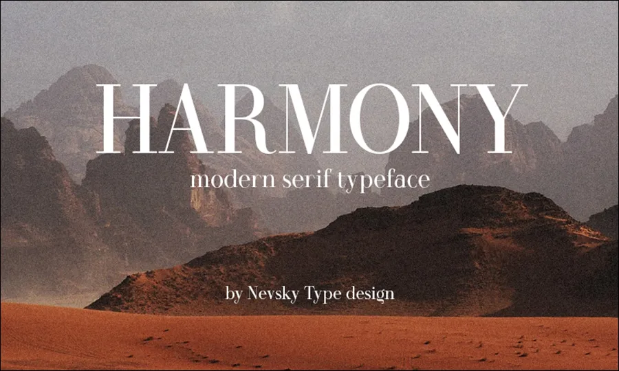 Font 37. Harmony