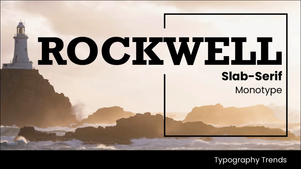 Font 4. Rockwell
