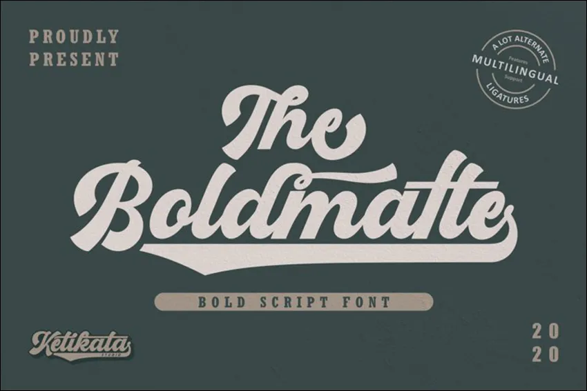 Font 40. Boldmatte