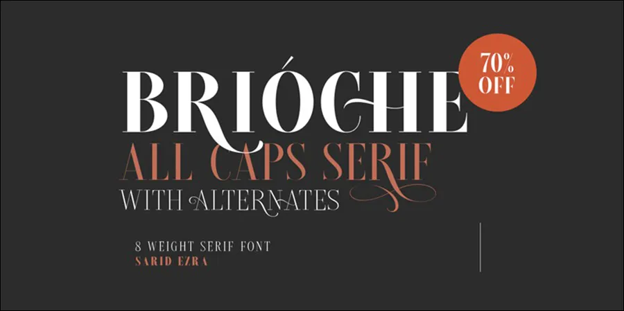 Font 40. Brioche