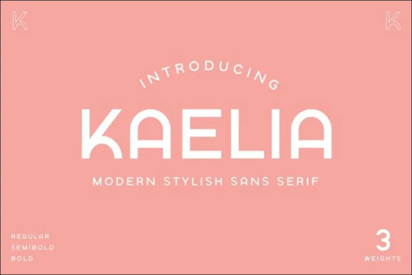 Font 43. Kaelia