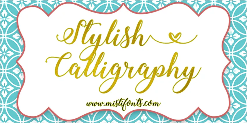 Font 5. Stylish Calligraphy