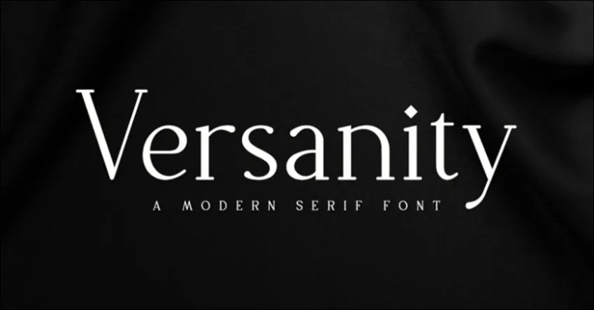 Font 9. Versanity