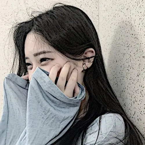 Gambar 03. PP WA Korea Lucu Cewek Pose Menutup Mulut