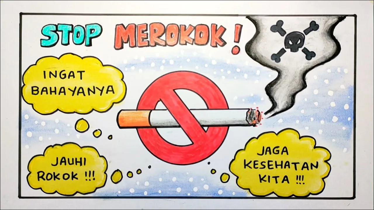 Gambar 03. Poster Stop Merokok