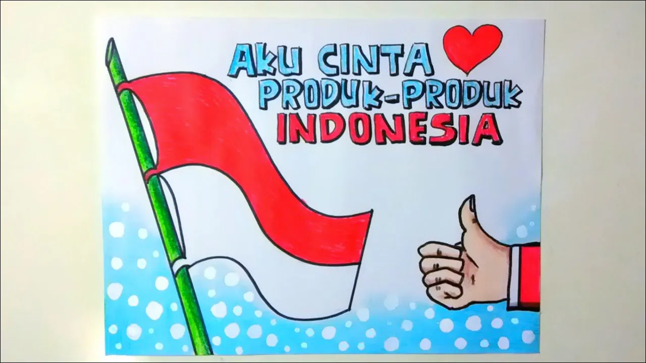 Gambar 04. Cinta Produk Lokal Tema Bendera Merah Putih
