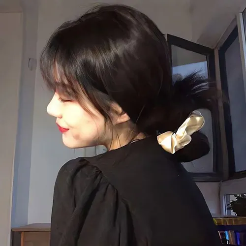 Gambar 04. PP WA Korea Couple Terpisah Kemeja Hitam (Cewek)