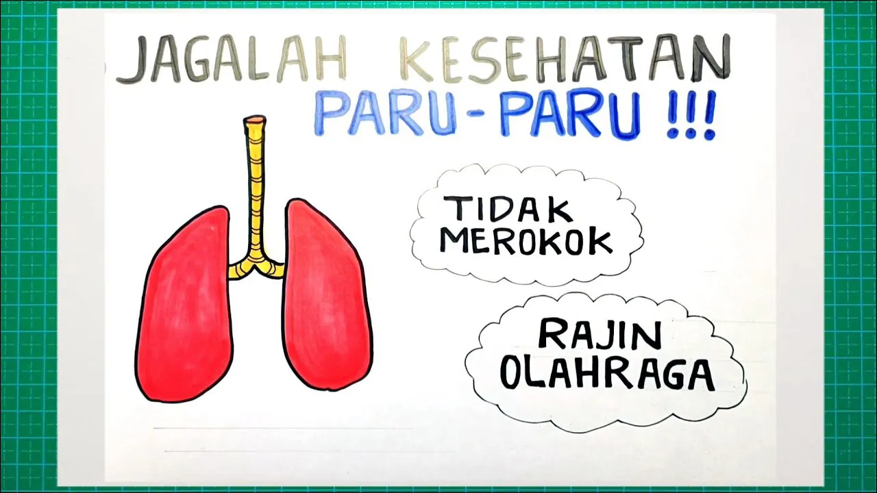 Gambar 06. Poster Jaga Kesehatan Paru-paru