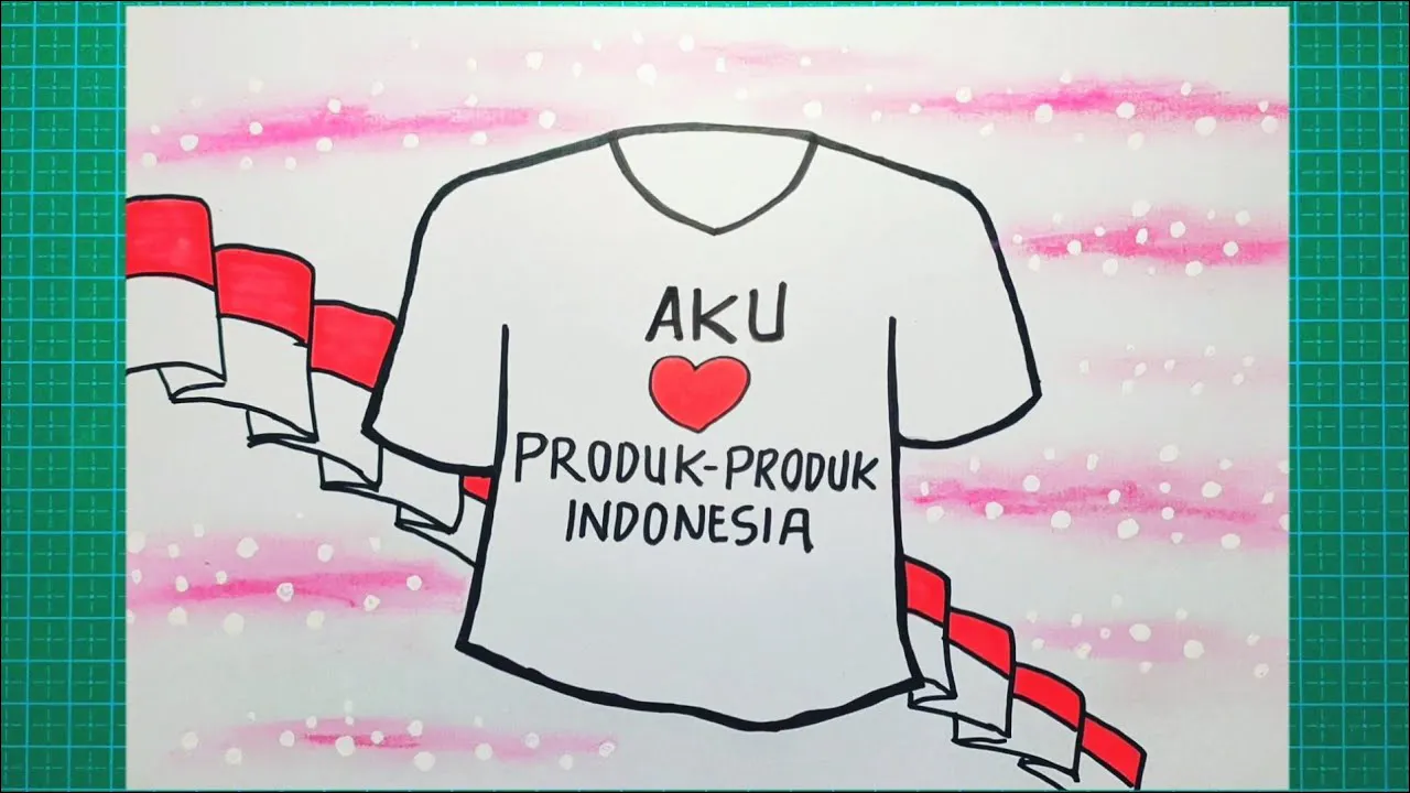 Gambar 07. Aku Love Produk Indonesia Tema Kaos