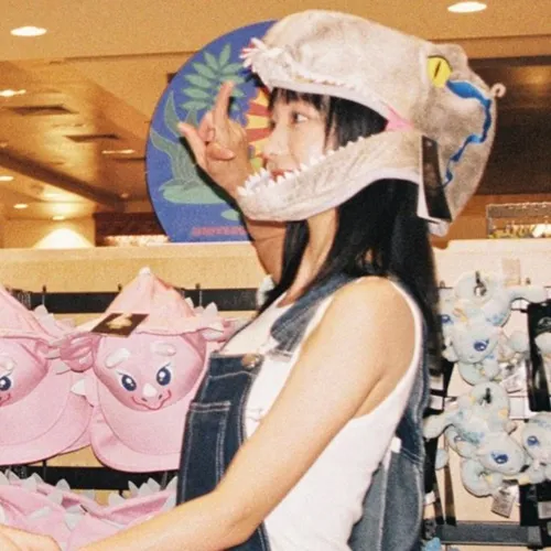 Gambar 07. PP WA Korea Couple Terpisah Topi Dino (Cewek)