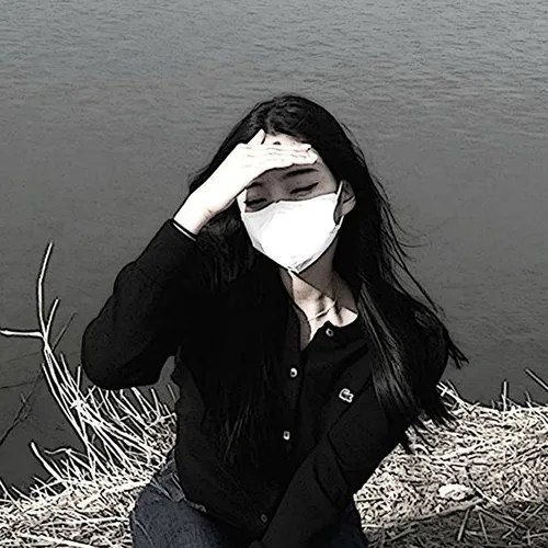 Gambar 08. PP WA Korea Lucu Cewek Pinggir Danau