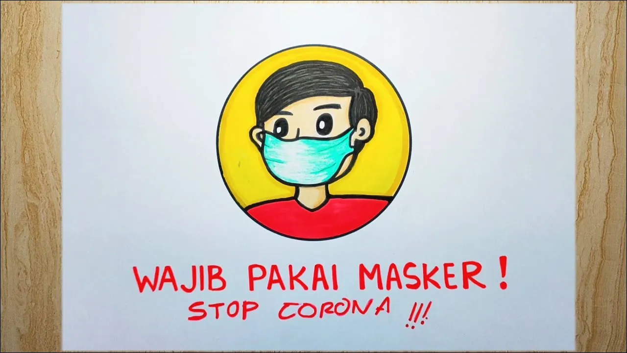 Gambar 12. Poster Wajib Bermasker, Stop Corona