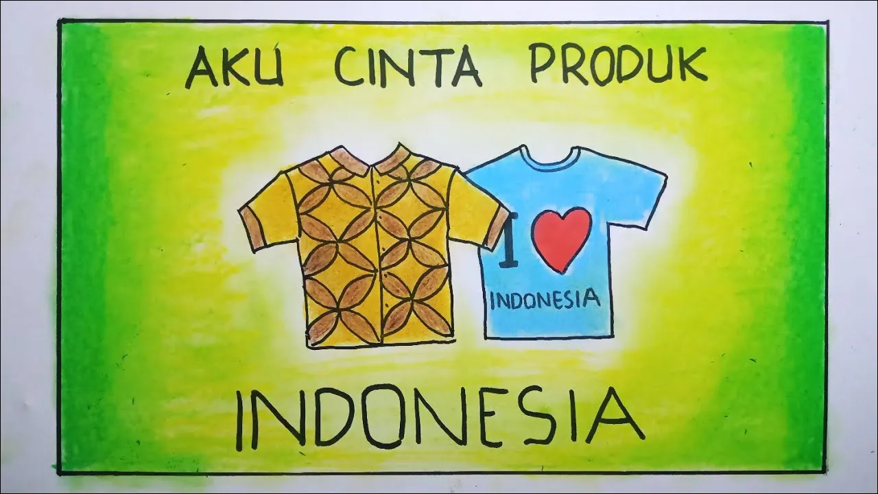 Gambar 16. Aku Cinta Produk Indonesia Background Hijau