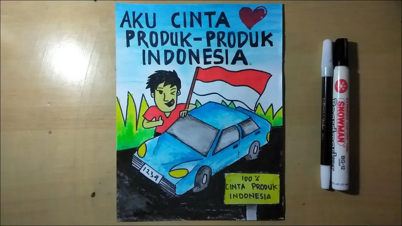 Gambar 17. Tema Mobil, 100% Cionta Produk Indonesia