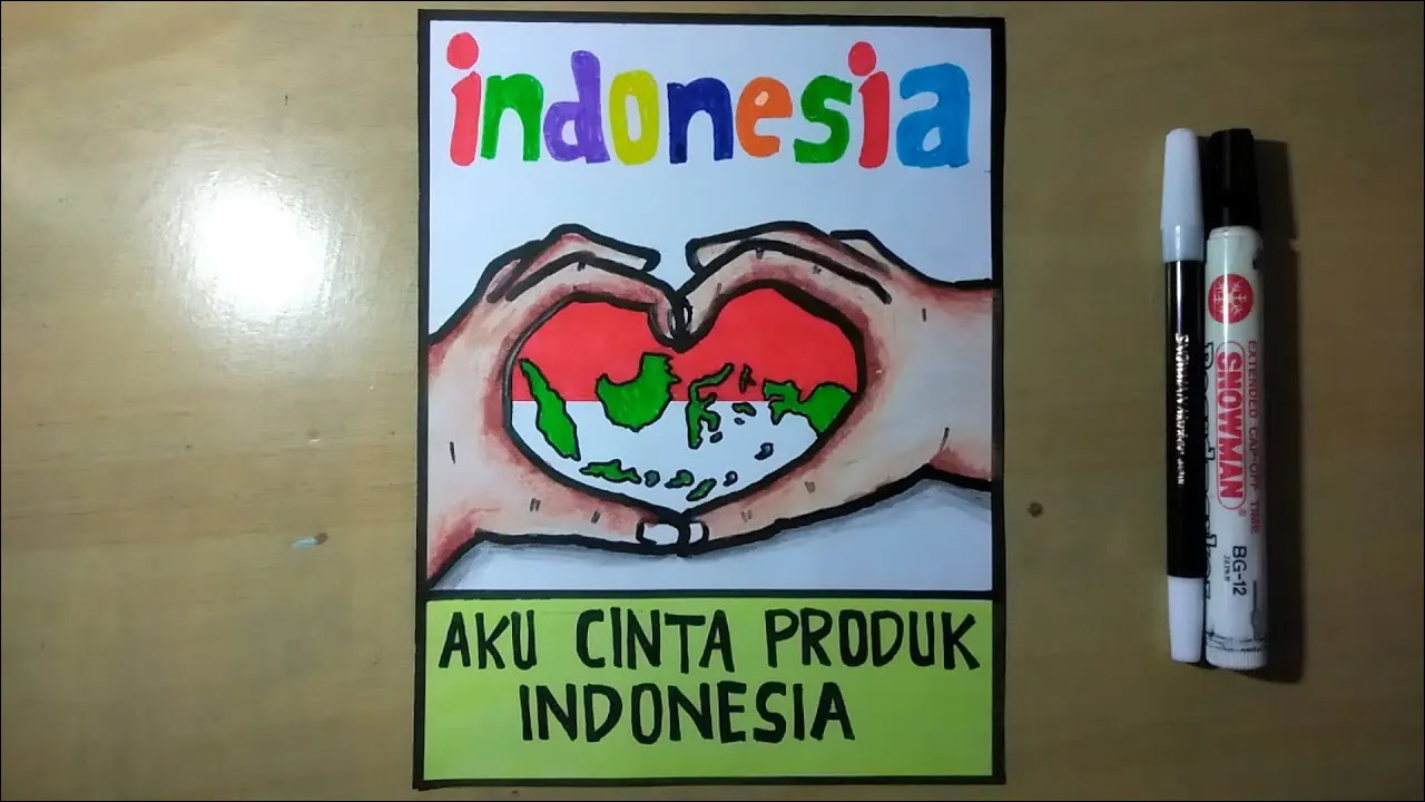 Gambar 21. Aku Cinta Produk Indonesia Tema Hati
