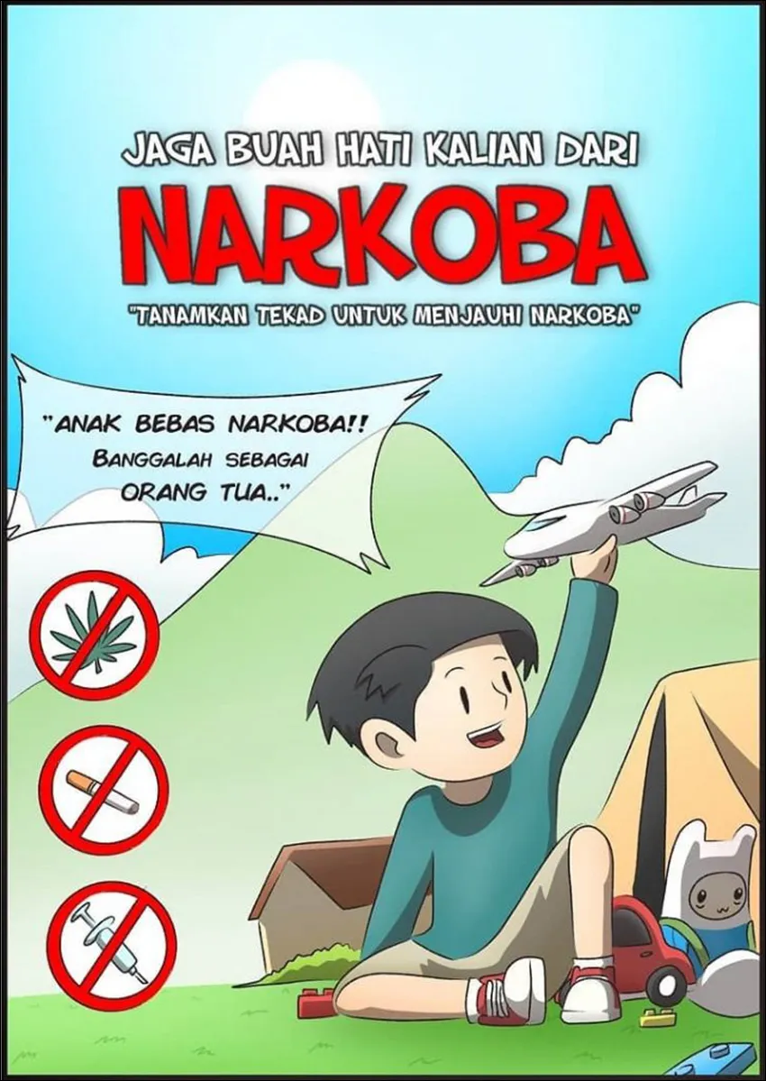 Gambar 21. Poster Jaga Buah Hati Dari Narkoba