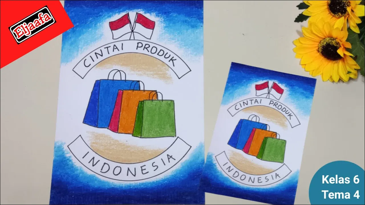 Gambar 22. Cintai Produk Indonesia Background Gradasi