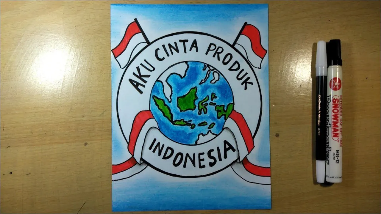 Gambar 26. Aku Cinta Produk Indonesia Tema Biru