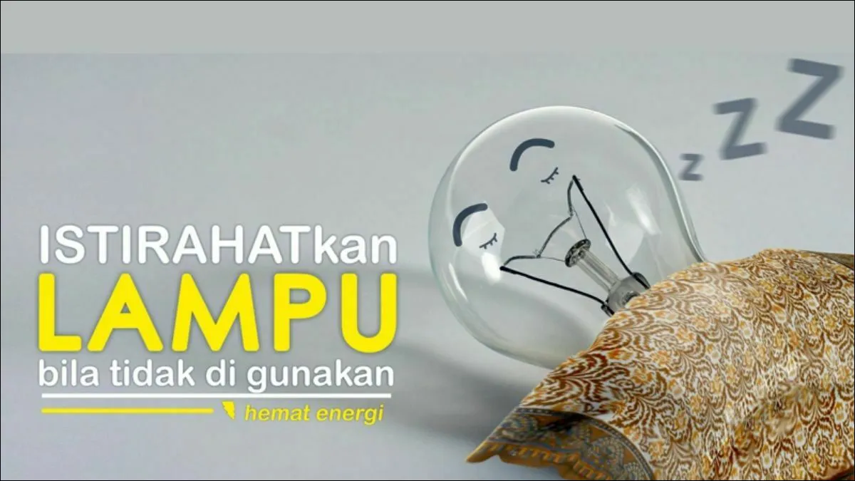 Gambar 26. Poster Hemat Energi Lampu