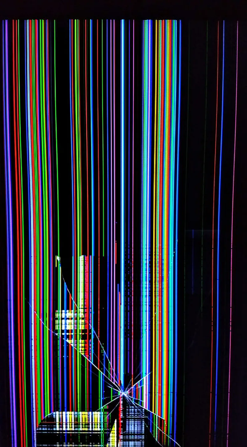 Gambar 01. Broken screen and LCD