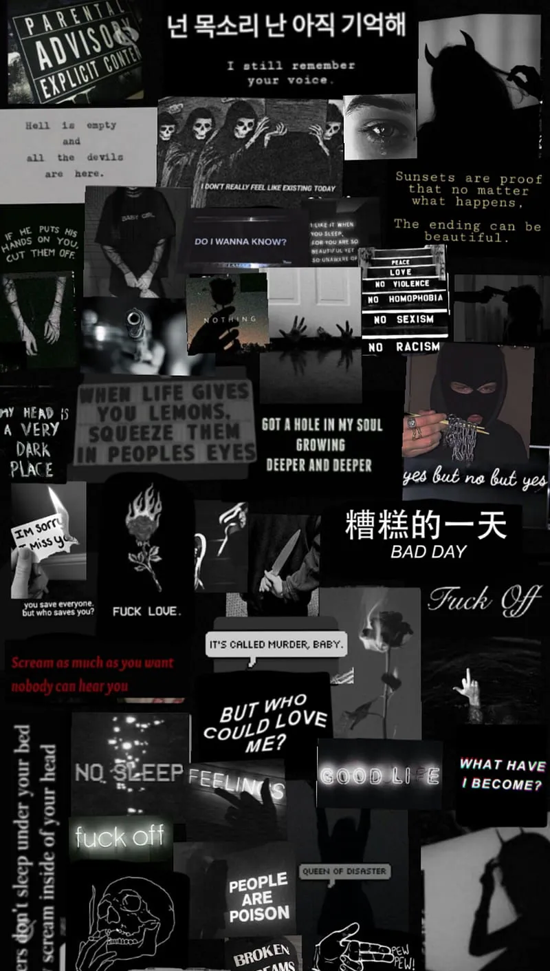 Gambar 01. dark aesthetics black