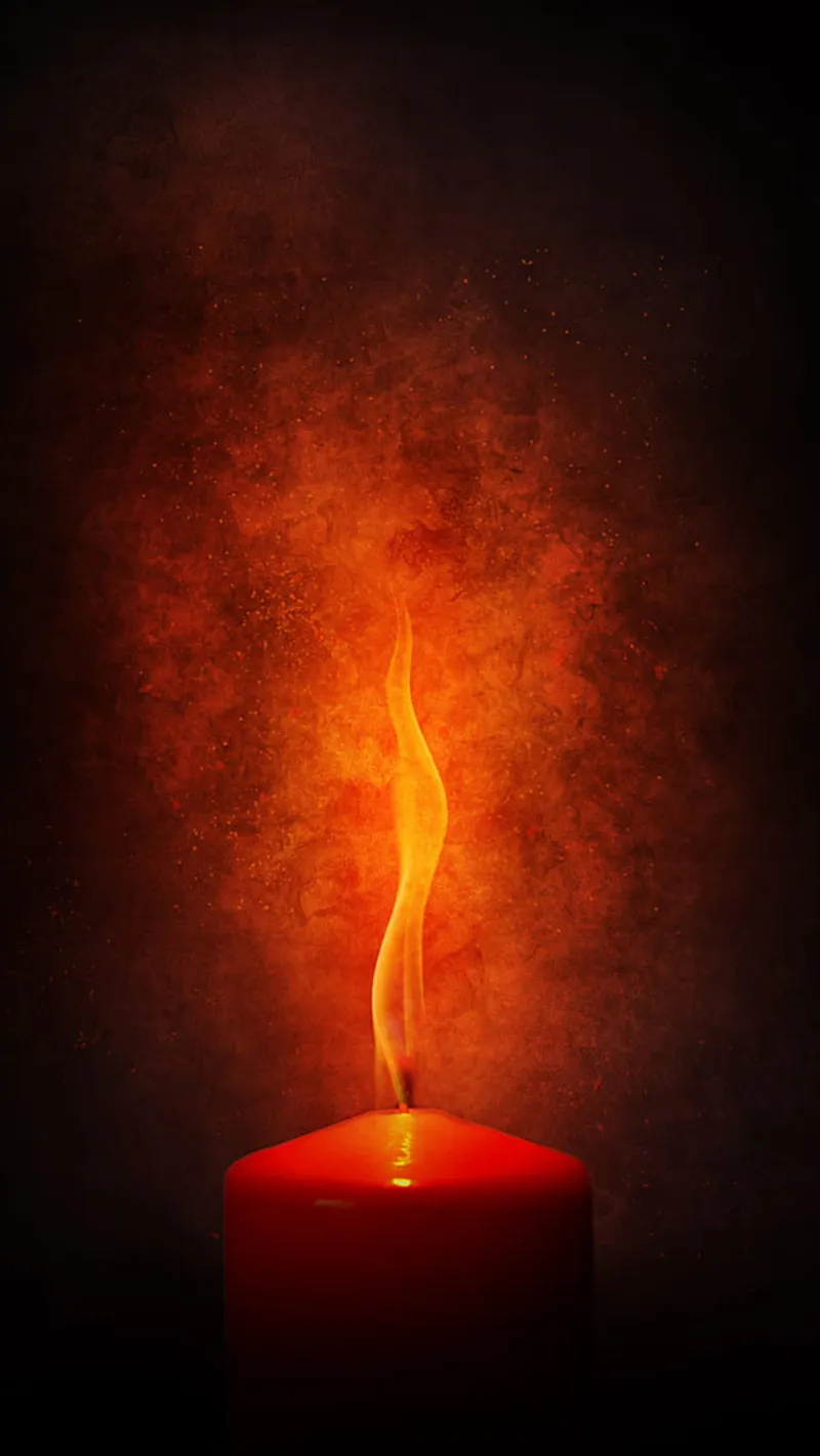 Gambar 04. dark candle burn