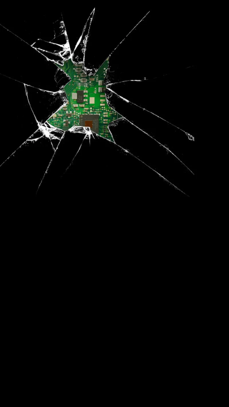 Gambar 07. broken screen amoled