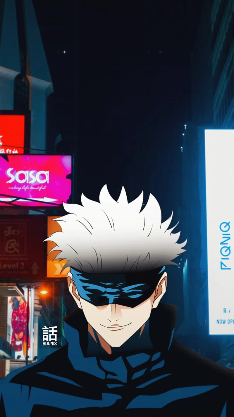 Gambar 11. gojo satoru night