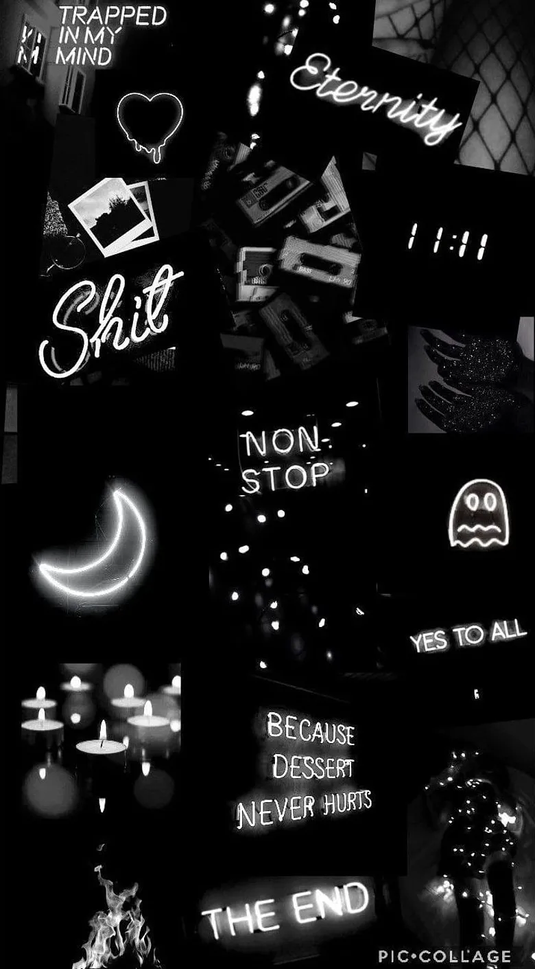 Gambar 14. collage black broken heart