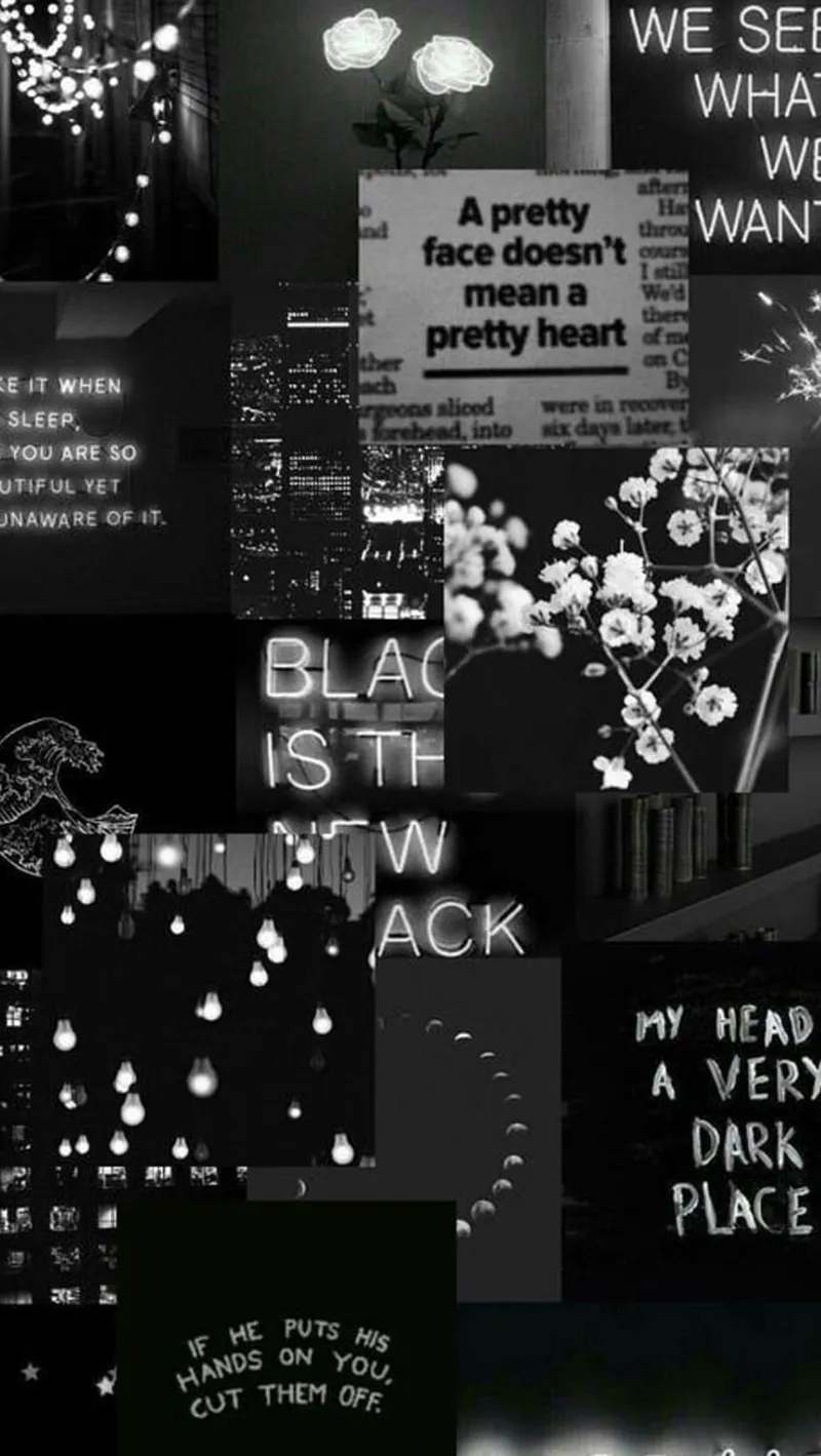 Gambar 15. black aesthetic pretty