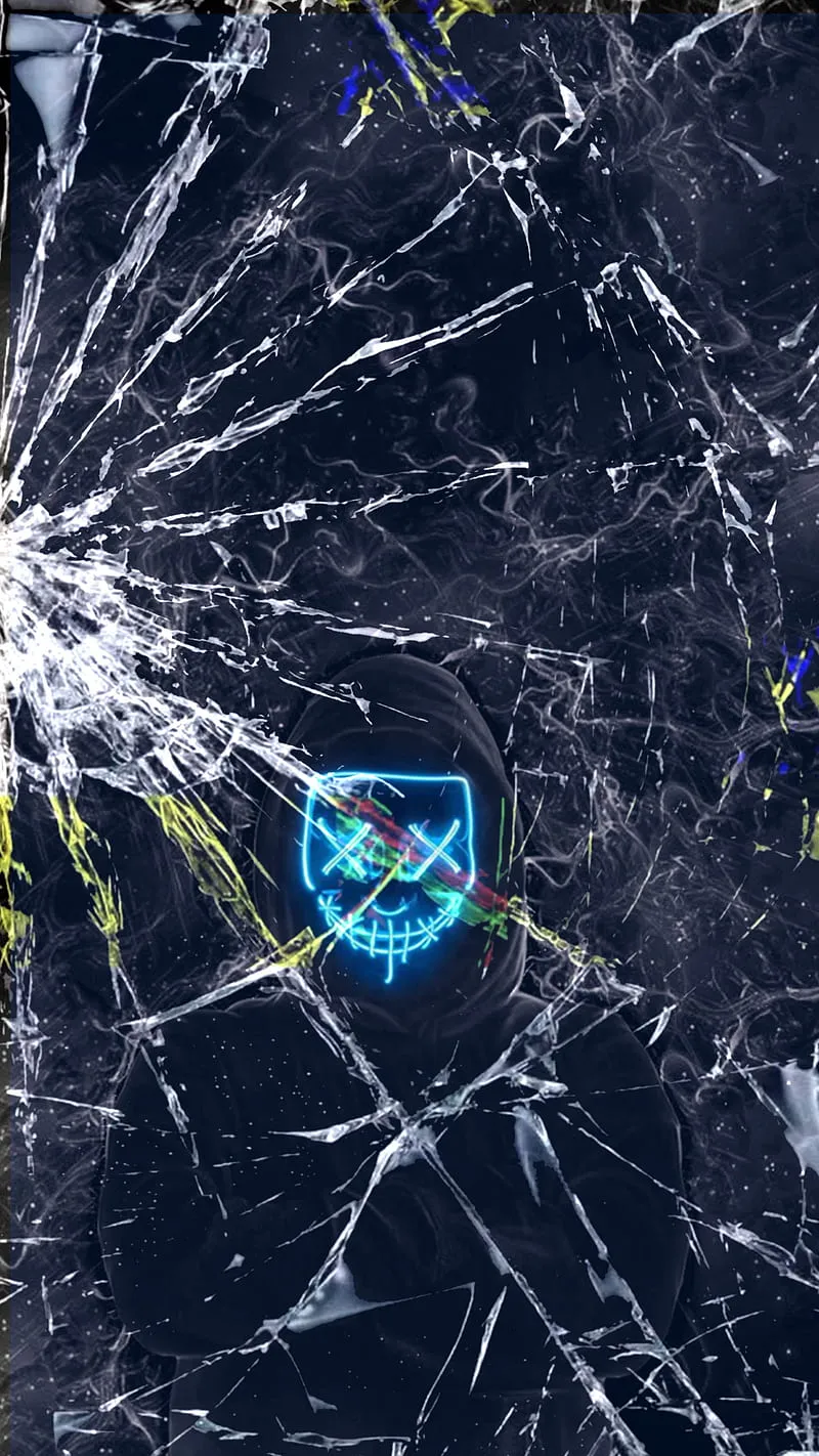 Gambar 17. phone cracked man in mask